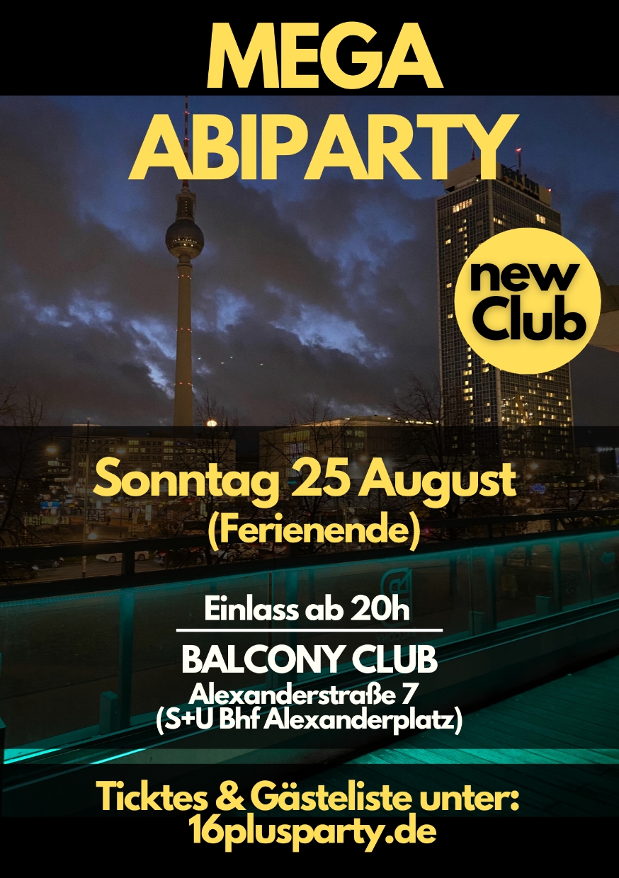 Balcony Club / Sonntag, 25. August 2024 / 20:00 Uhr