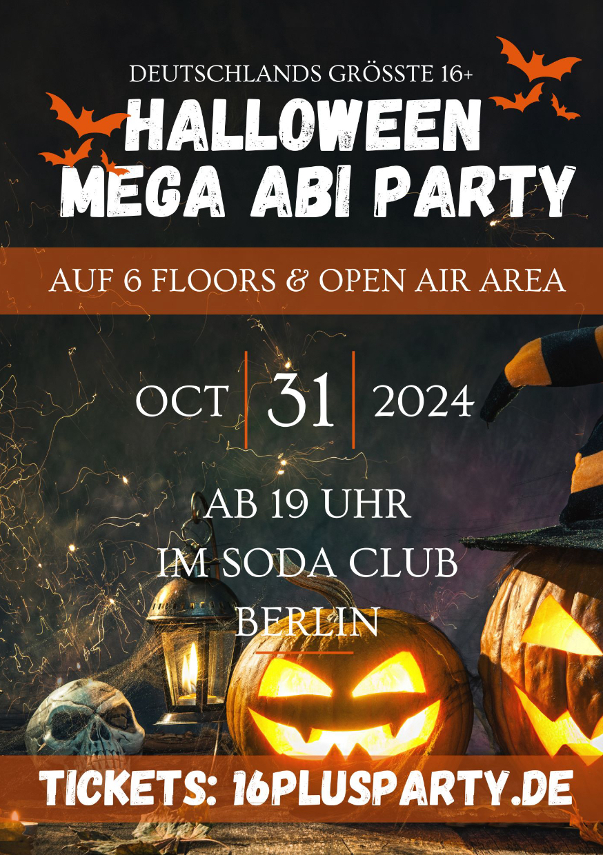 SODA CLUB / Donnerstag, 31. Oktober 2024 / 19:00 Uhr