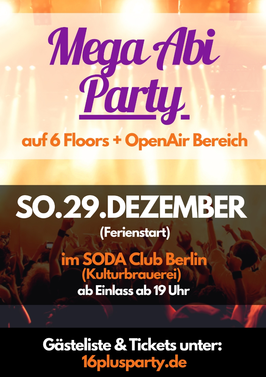 SODA CLUB / Sonntag, 29. Dezember 2024 / 19:00 Uhr