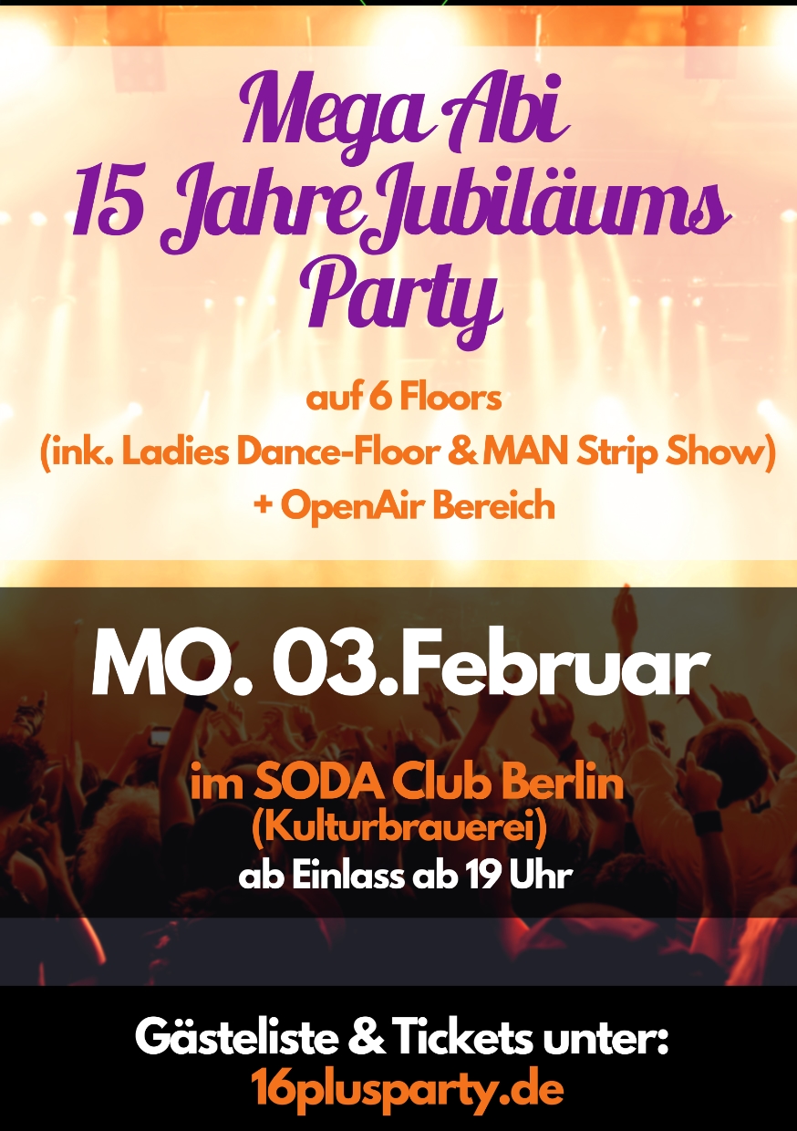 Soda Club / Montag, 3. Februar 2025 / 19:00 Uhr